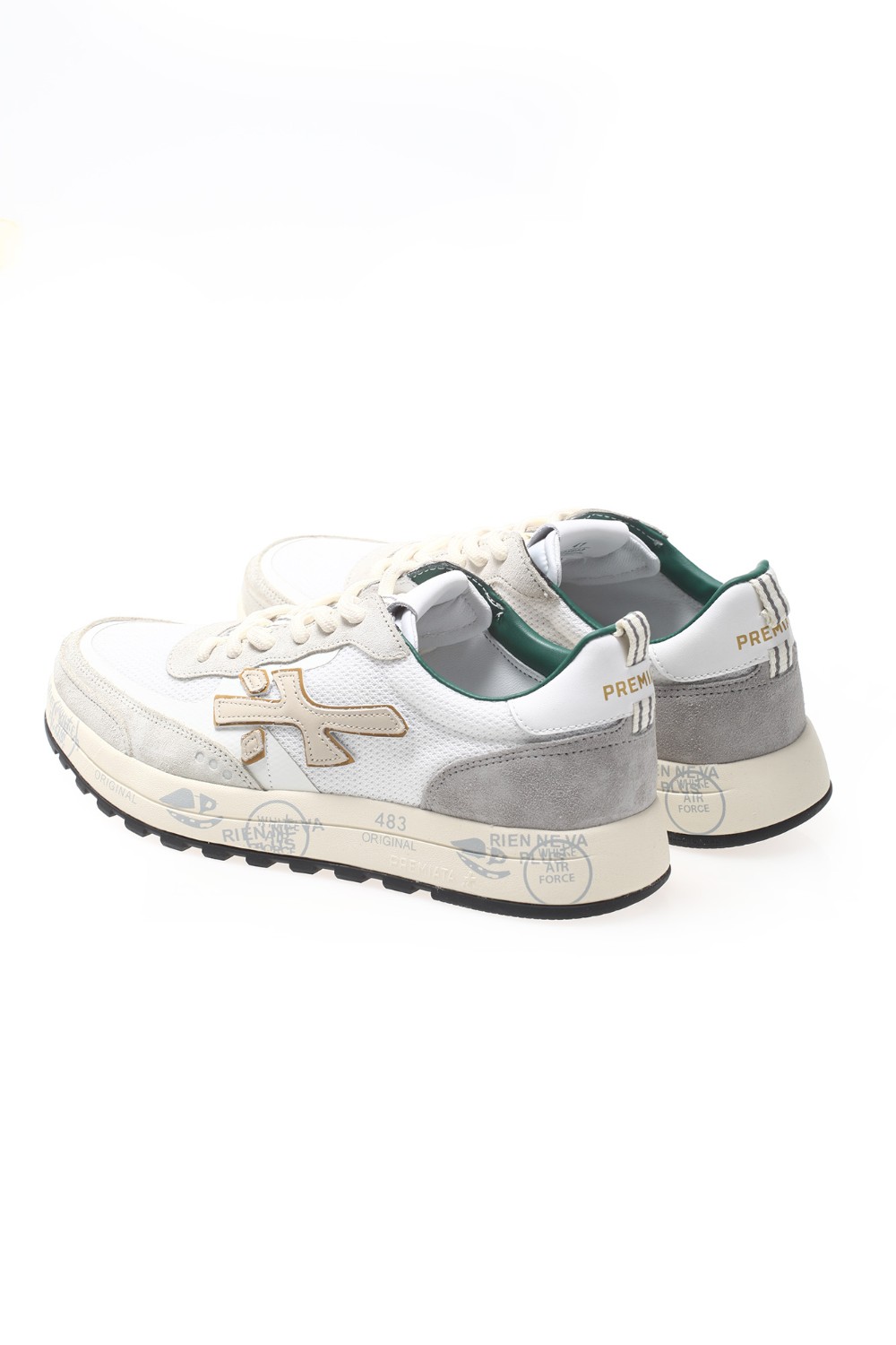 shop PREMIATA Saldi Scarpe: Premiata sneaker "Nous 6653".
Logo che decora i laterali.
Altezza suola 3,5 cm.
Fusbet Interno 28,7 cm.
Composizione: suola: 70% EVA, 30% gomma; tomaia: 55% PA, 25% pelle di capra,15% TPU, 5% NY; fodera: 86% pelle di capra, 14% PU.
Made in Vietnam.. NOUS-6653 number 6761733